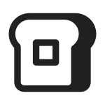 Food Toast SVG Icon